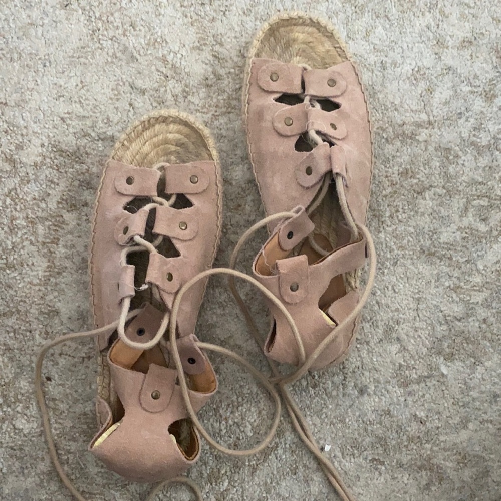 Soludos Suede Sandal Tan